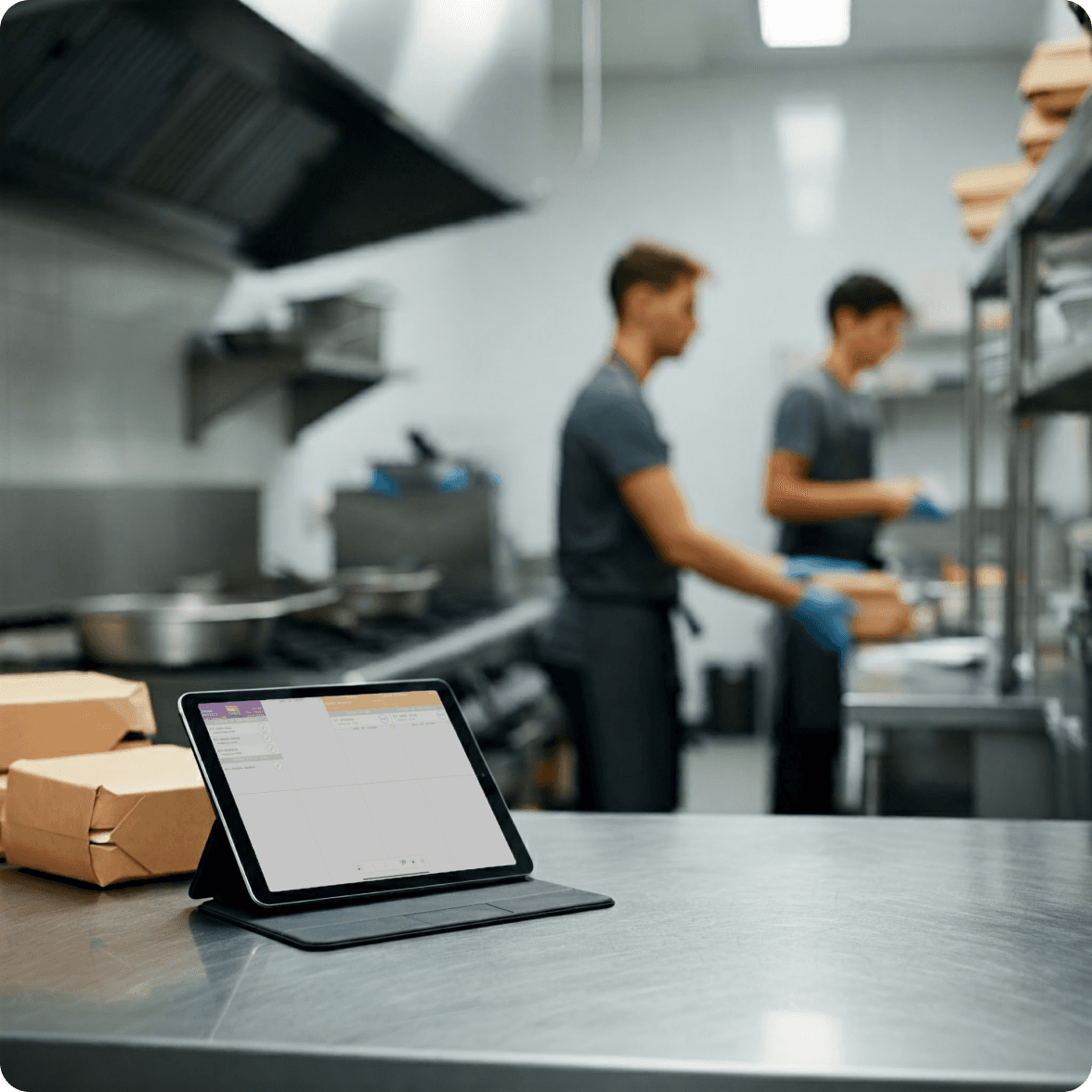 ربط تطبيقات التوصيل بمطبخك